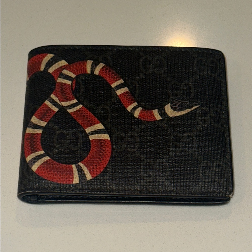 Gucci Kingsnake Black Wallet
